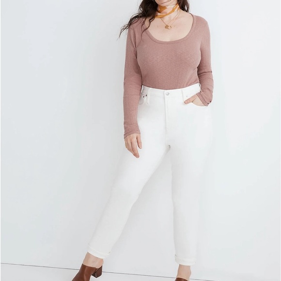 Madewell The Perfect Vintage Jean in Tile White Size 32 NWT - Picture 1 of 11